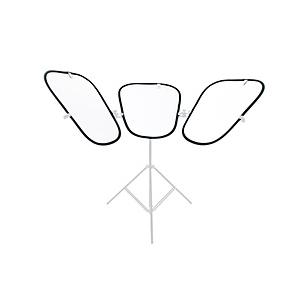 ラストライト トライフレクター MkII パネルリフレクター3枚セット シルバー/ホワイト + 取付アーム LR2933SW | ラストライト