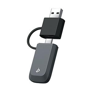 TPLINK Archer TBE230U 無線LAN子機 USB-C＋USB-A接続 2882＋688Mbps BE3600(Windows11対応)  ［Wi-Fi 7(be)］ | 