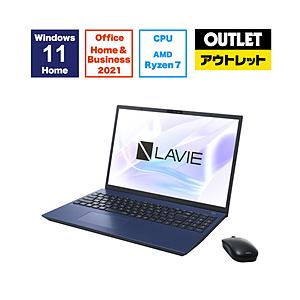 ノートPC PC-N1675HAL ネイビーブルー  ［16.0型 /Windows11 Home /AMD Ryzen 7 /メモリ：16GB /SSD：512GB /Office HomeandBusiness /日本語版キーボード /2… | 