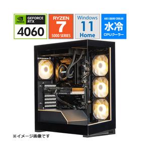 STORM ゲーミングデスクトップパソコン ブラック EK57X46[RTX4060] 【影界シリーズ】 | 