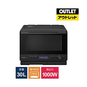 HITACHI(日立) スチームオーブンレンジ ヘルシーシェフ フロストブラック MRO-W1B-K [30L] 【852】 [振込不可] | 日立