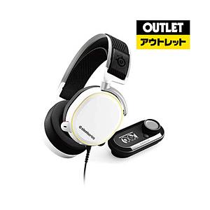 SteelSeries 61454 有線ゲーミングヘッドセット Arctis Pro + Game DAC ホワイト [φ3.5mmミニプラグ＋USB /両耳 /ヘッドバンドタイプ]【生産完了品】 | 