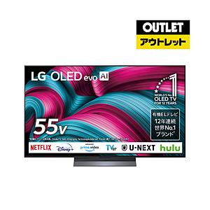 LG(エルジー) 有機ELテレビ OLED55C5PJA [55V型 /Bluetooth対応 /4K対応 /BS・CS 4Kチューナー内蔵 /YouTube対応]【外箱不良品】 【お届け日時指定不可】 | LGエレクトロニクス