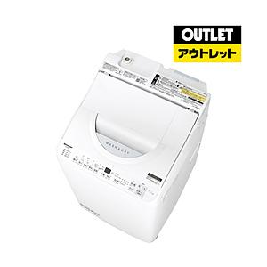 SHARP(シャープ) 縦型洗濯乾燥機 ホワイト系 ES-TX6J-W [洗濯6.5kg /乾燥3.5kg /ヒーター乾燥(排気タイプ) /上開き]【生産完了品】 【お届け日時指定不可】 | SHARP