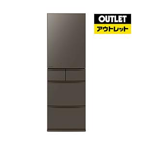冷蔵庫 置けるスマート大容量 MDシリーズ フラットアンバーグレー MR-MD45M-H [幅60cm /451L /5ドア /右開きタイプ /2024年]【生産完了品】【基本設置料金セ… | 三菱