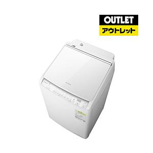 タテ型洗濯乾燥機 ビートウォッシュ ホワイト BW-DV80K-W [洗濯8.0kg /乾燥4.5kg /ヒーター乾燥(水冷・除湿タイプ) /上開き]【生産完了品】 | 日立