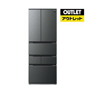 プラズマクラスター冷蔵庫 ダスクダークメタル SJ-MF43P-H [幅65cm /429L /6ドア /観音開きタイプ]【生産完了品】【基本設置料金セット】 | SHARP