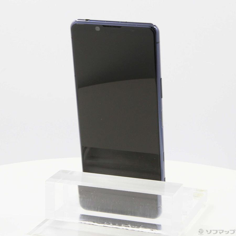 中古〕SONY(ソニー) Xperia 5 II 128GB ブルー A002SO SoftBankロック  