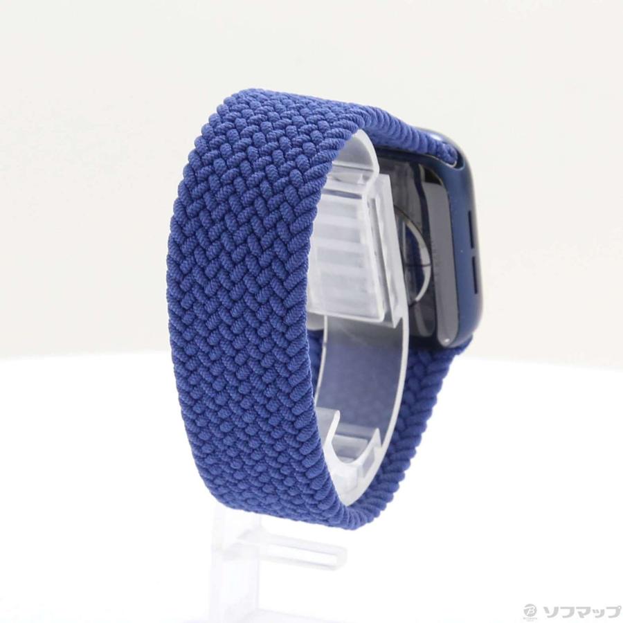 〔中古〕Apple(アップル)  Apple Watch Series 6 GPS 40mm ブルーアルミニウムケース アトランティックブルーブレイデッドソロループ｜y-sofmap｜04