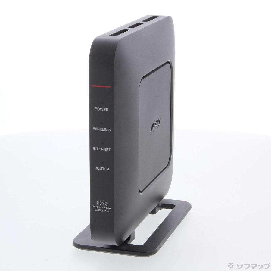 〔中古〕BUFFALO(バッファロー）  WSR-2533DHPL2／NB ブラック | BUFFALO | 01