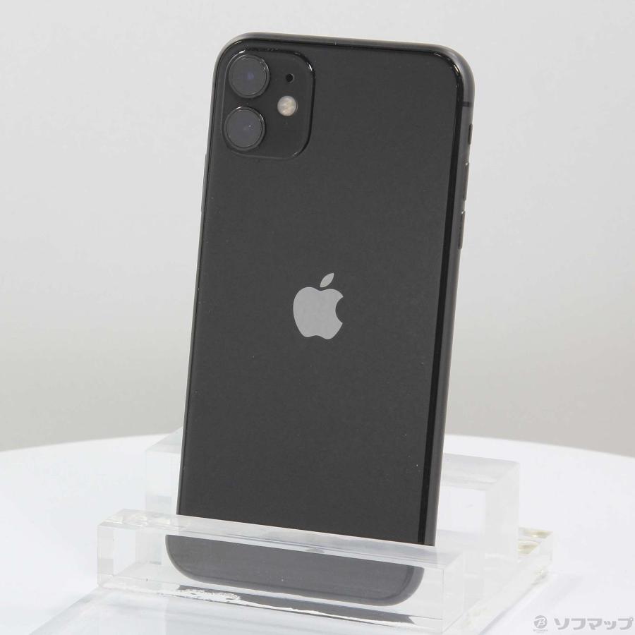 〔中古〕Apple(アップル)  iPhone11 64GB ブラック MHDA3J／A SIMフリー｜y-sofmap｜02