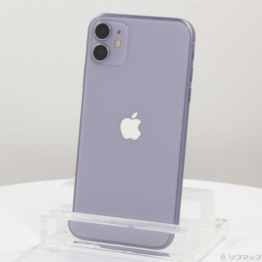 〔中古〕Apple(アップル)  iPhone11 64GB パープル MHDF3J／A SIMフリー｜y-sofmap｜02