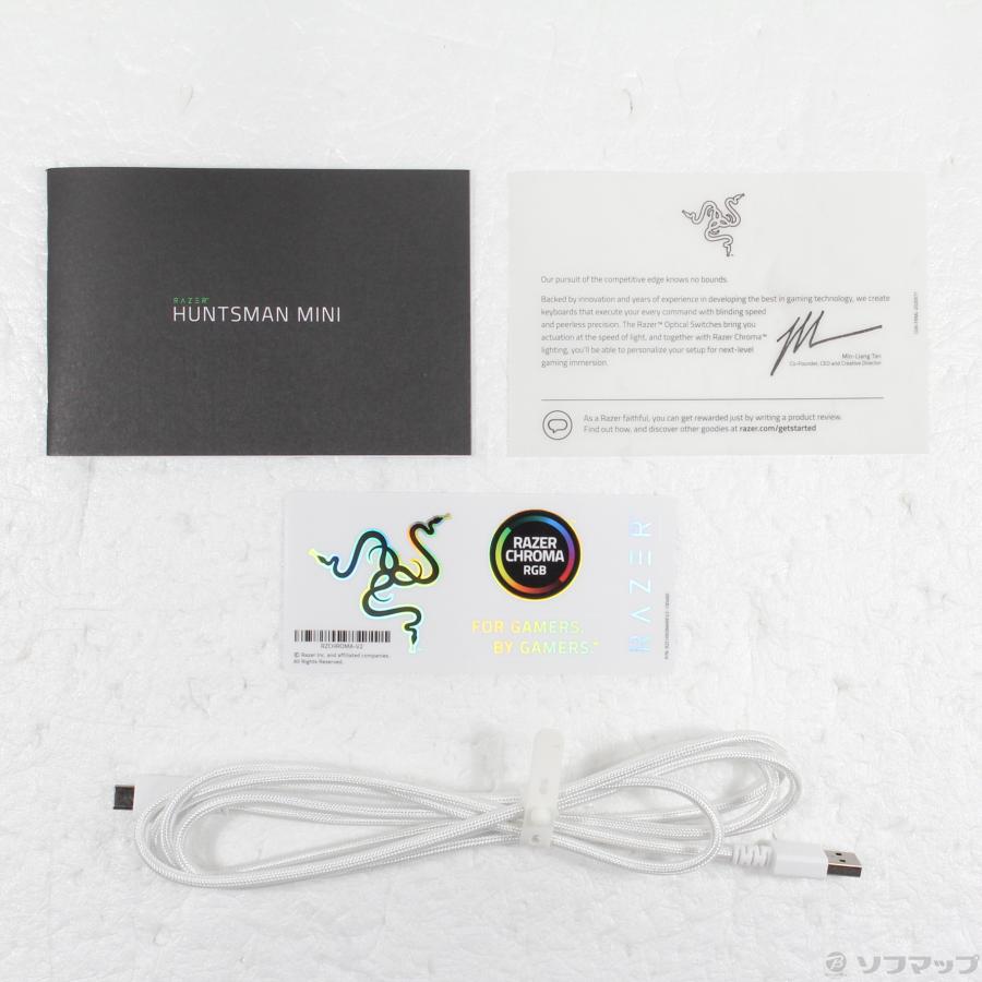 〔中古〕RAZER(レイザー)  Huntsman Mini JP Clicky Optical Switch RZ03-03390900-R3J1 ホワイト 紫軸 | Razer | 05