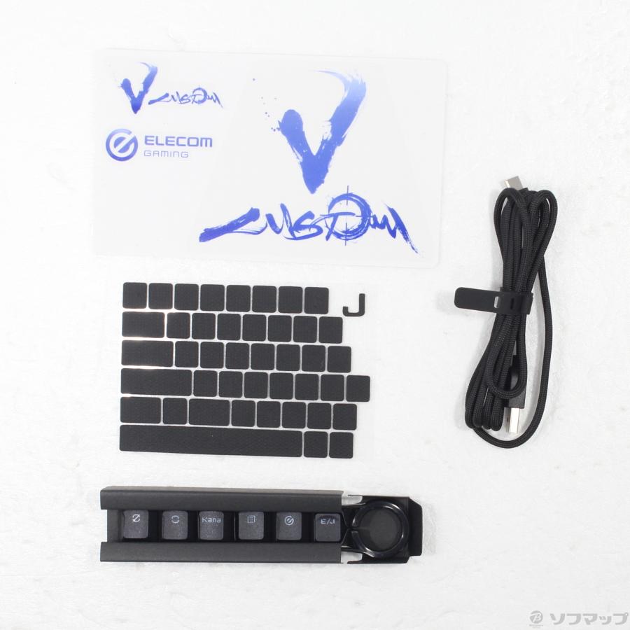 〔中古〕ELECOM(エレコム)  〔展示品〕 V custom VK300C TK-VK300CBK ブラック／RED RGB／青軸 | ELECOM | 05