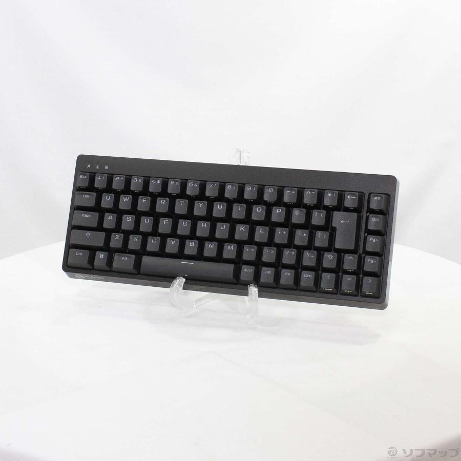 〔中古〕ELECOM(エレコム)  〔展示品〕 V custom VK300C TK-VK300CBK ブラック／RED RGB／青軸 | ELECOM | 01