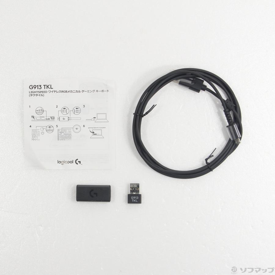 logicool（ロジクール） 〔中古〕 リニア G913-TKL-LNBK ブラック 赤軸