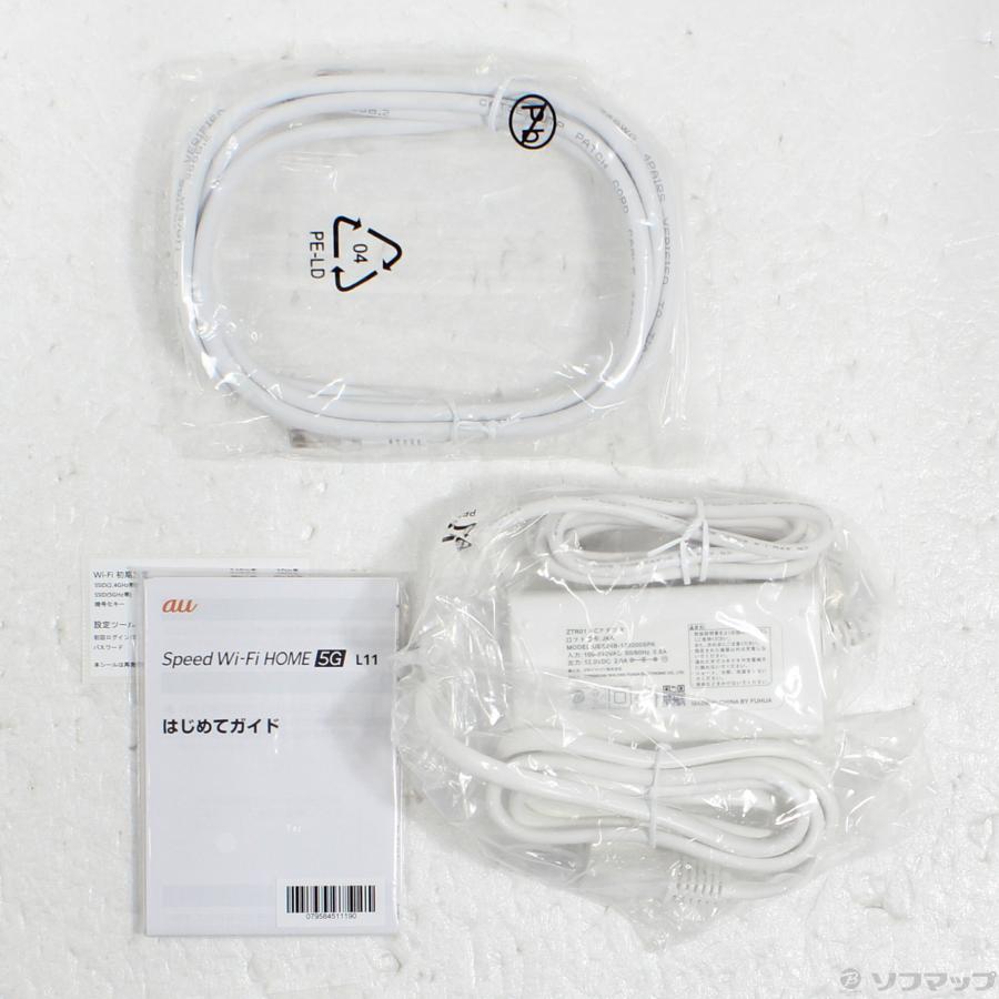 〔中古〕ZTE(ゼットティーイー)  Speed Wi-Fi HOME 5G L11 ZTR01 ホワイト |  | 05