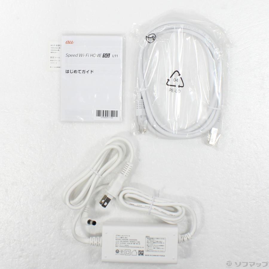 〔中古〕ZTE  Speed Wi-Fi HOME 5G L11 ZTR01 ホワイト |  | 05