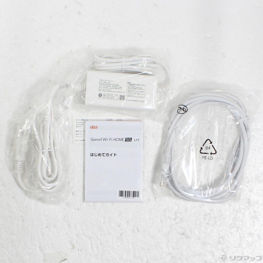 〔中古〕ZTE(ゼットティーイー)  Speed Wi-Fi HOME 5G L11 ZTR01 ホワイト |  | 05