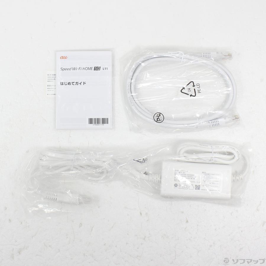 〔中古〕ZTE(ゼットティーイー)  Speed Wi-Fi HOME 5G L11 ZTR01 ホワイト |  | 05