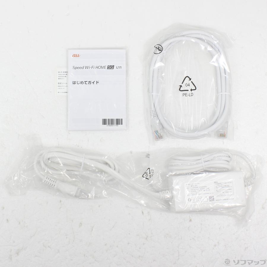 〔中古〕ZTE(ゼットティーイー)  Speed Wi-Fi HOME 5G L11 ZTR01 ホワイト |  | 05