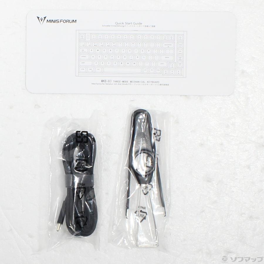 〔中古〕MINISFORUM（ミニズフォーラム）  Minisforum MKB i83 メカニカルキーボード 静音赤軸 オブシディアンブラック |  | 05