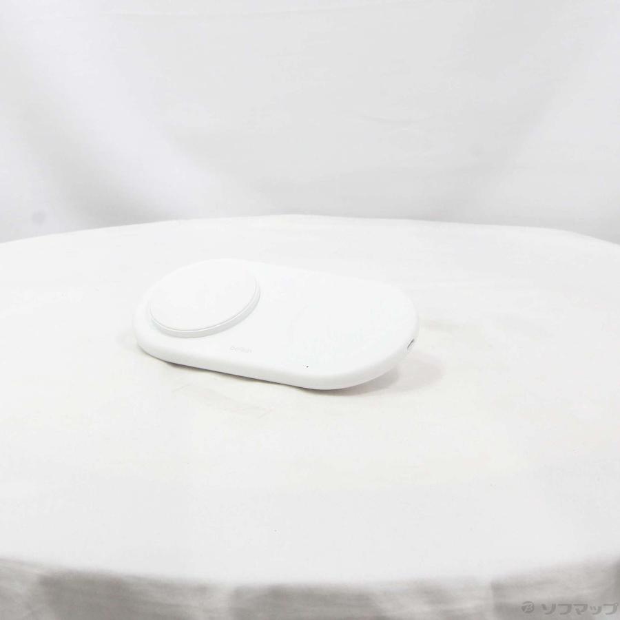 〔中古〕Belkin  〔展示品〕 BoostCharge Pro Qi2 2-in-1ワイヤレス充電パッド WIZ021qcWH ホワイト | Belkin | 01