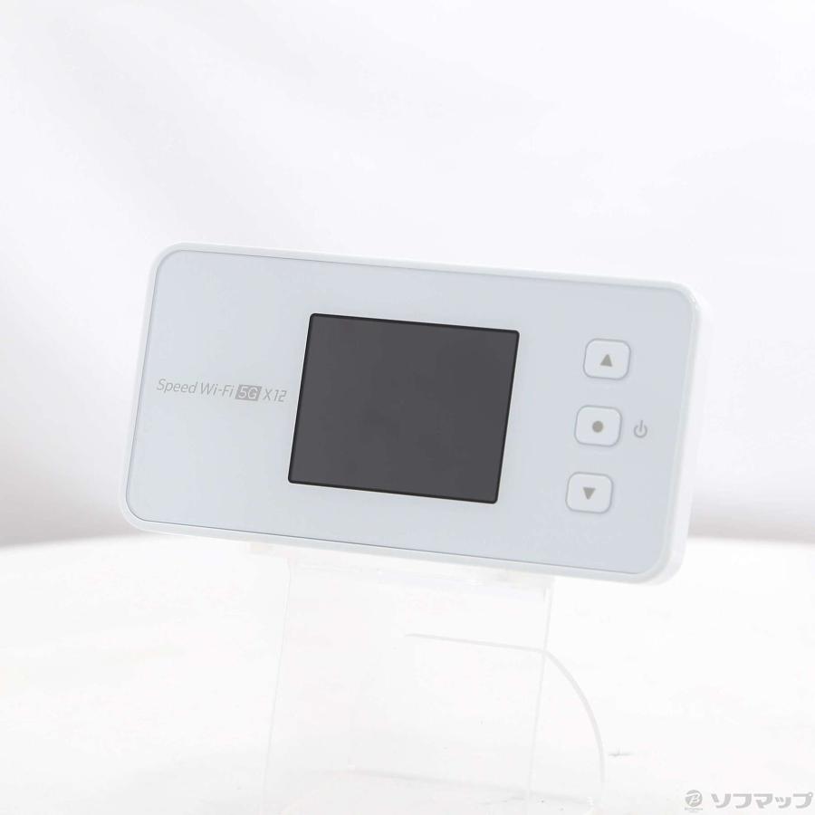 〔中古〕NEC(エヌイーシー)  〔中古品〕 Speed Wi-Fi 5G X12 NAR03SWU アイスホワイト SIMフリー |  | 01