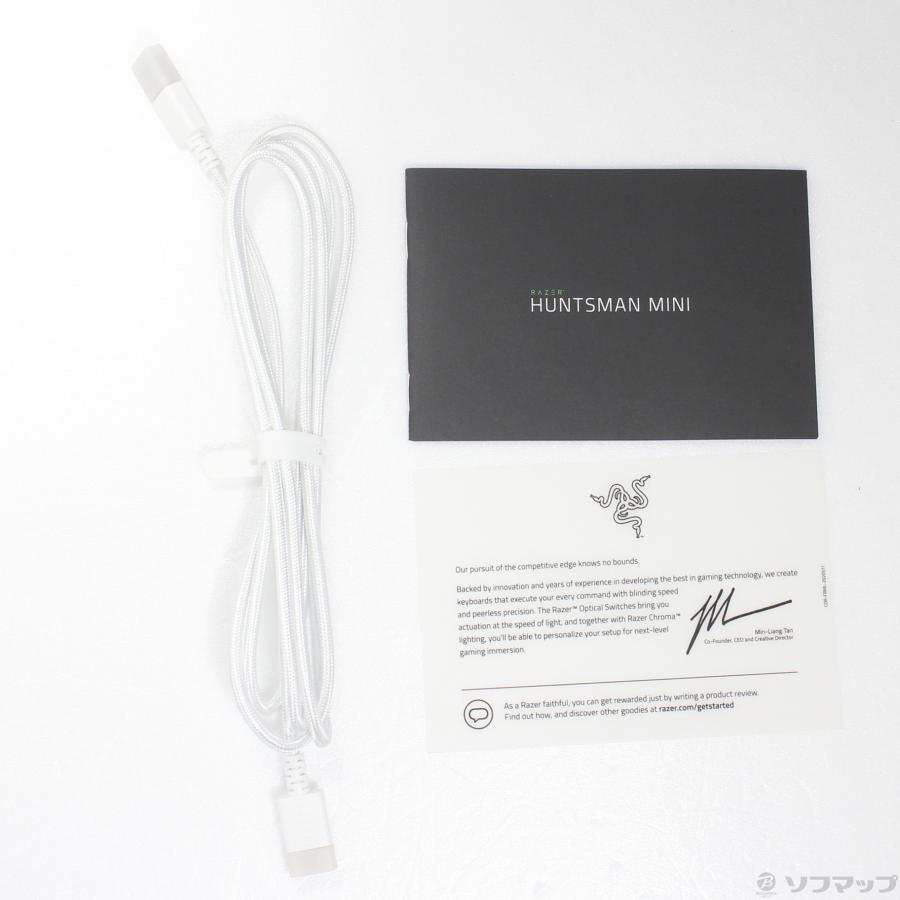 〔中古〕RAZER(レイザー)  Huntsman Mini JP Clicky Optical Switch RZ03-03390900-R3J1 ホワイト 紫軸 | Razer | 05