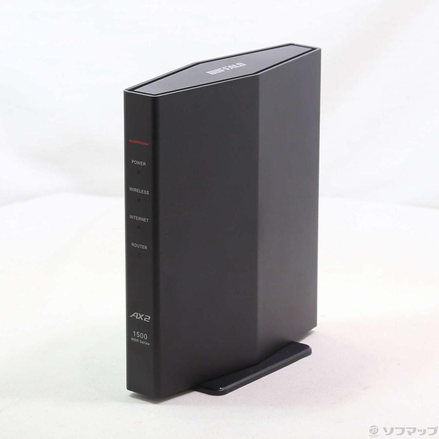 〔中古〕BUFFALO(バッファロー）  AirStation WSR-1500AX2S／NBK ブラック | BUFFALO | 01