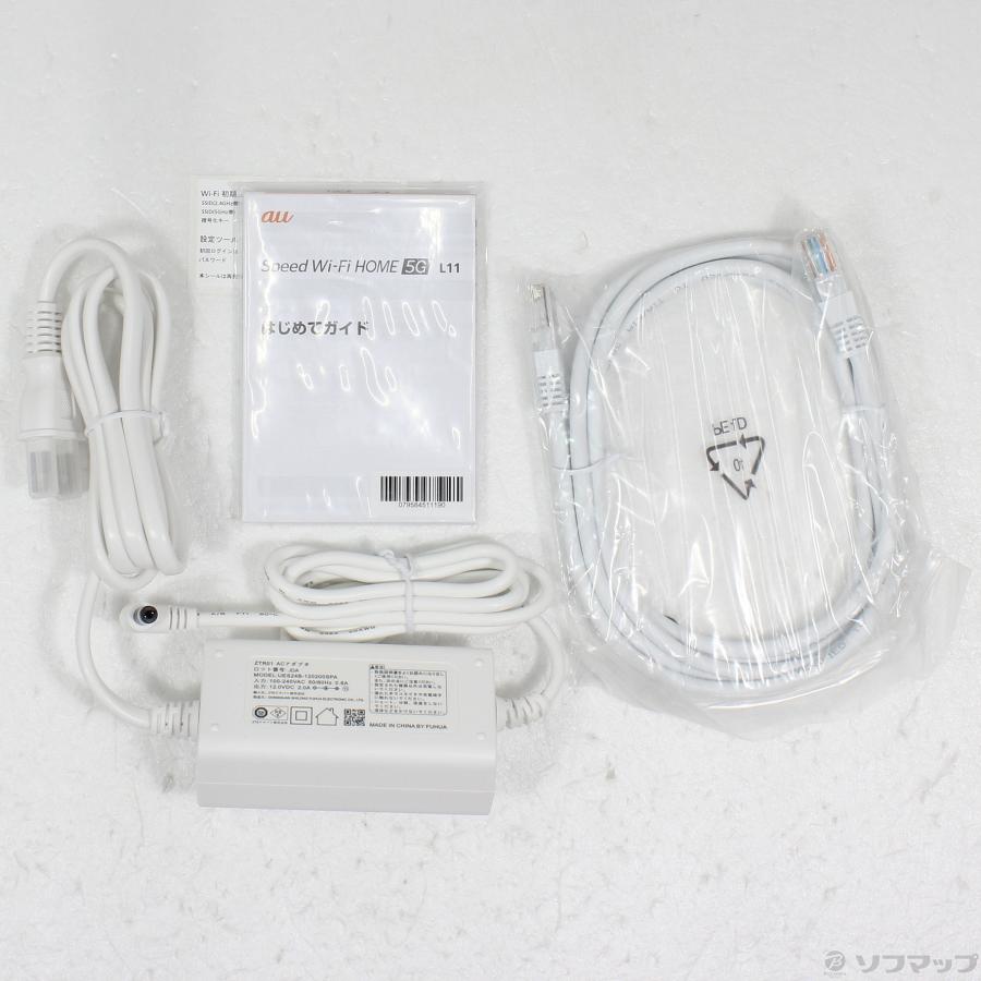 〔中古〕ZTE(ゼットティーイー)  Speed Wi-Fi HOME 5G L11 ZTR01 ホワイト |  | 05