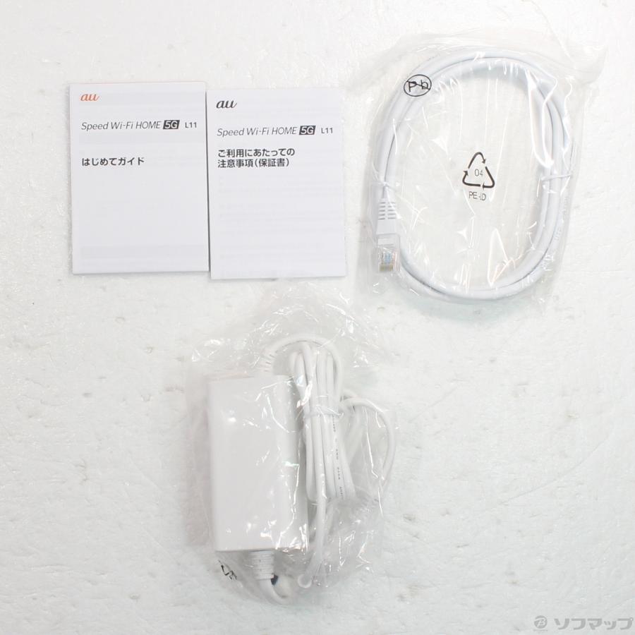 Speed Wi-Fi  5G L11 ホワイト ZTE製　中古品 中古〕ZTE(ゼットティーイー) Speed Wi-Fi HOME 5G L11 ZTR01