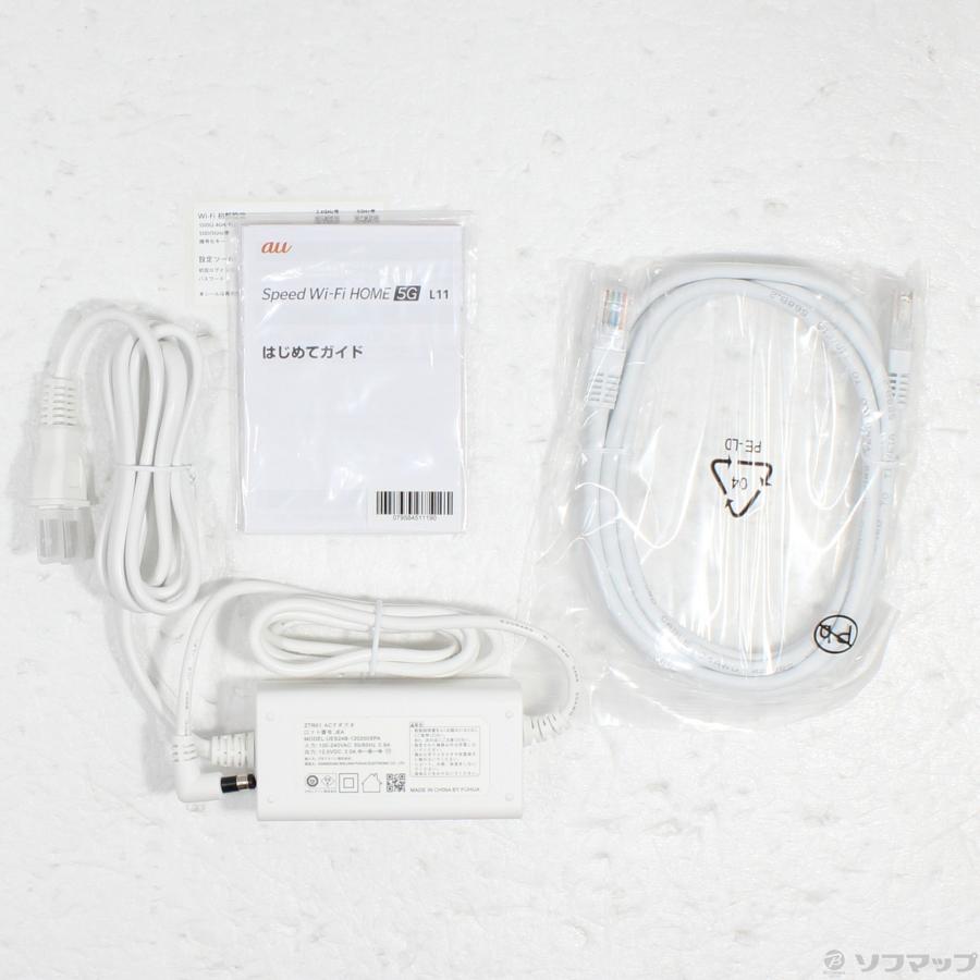 〔中古〕ZTE(ゼットティーイー)  Speed Wi-Fi HOME 5G L11 ZTR01 ホワイト |  | 05