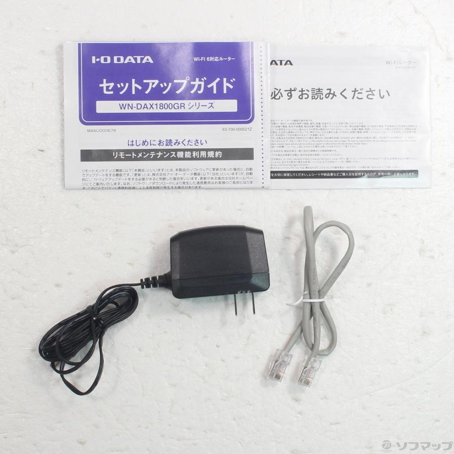 〔中古〕IO DATA(アイオーデータ)  WN-DAX1800GR | I-O DATA | 05