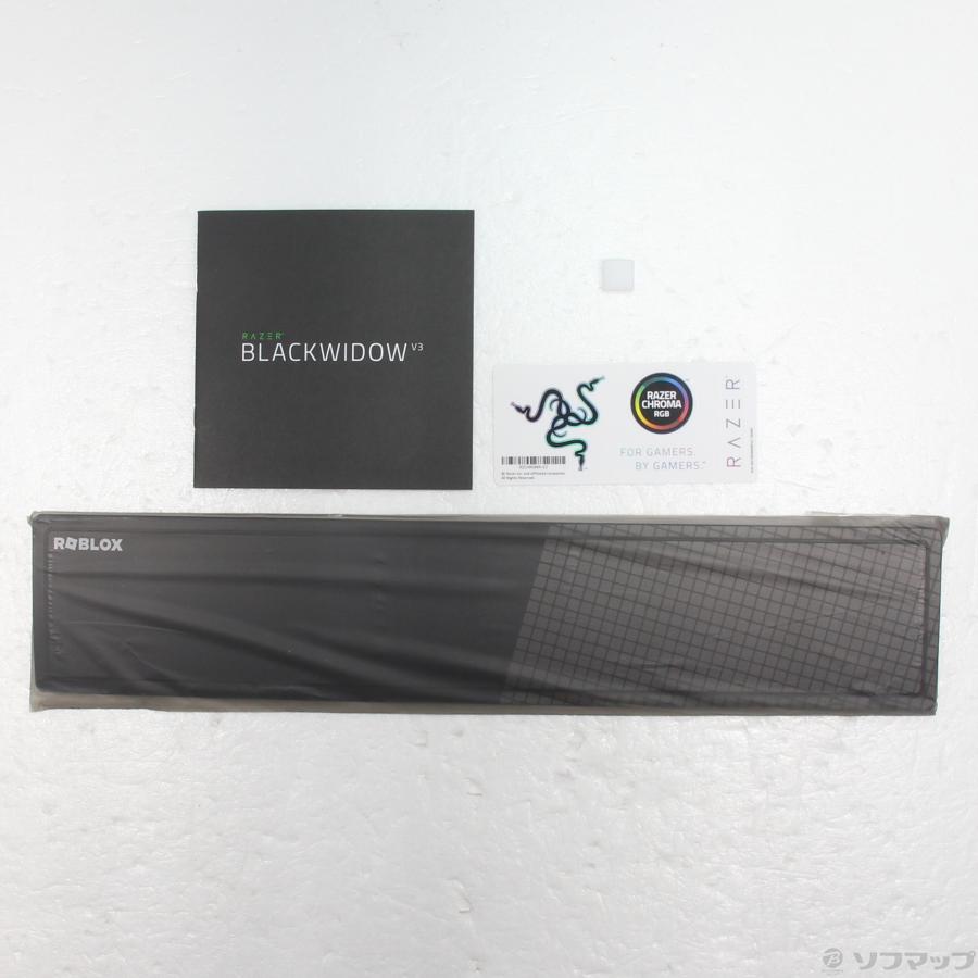 〔中古〕RAZER(レイザー)  〔展示品〕 BlackWidow V3 Roblox Edition グリーンメカニカルスイッチ RZ03-03542800-R3M1 | Razer | 05