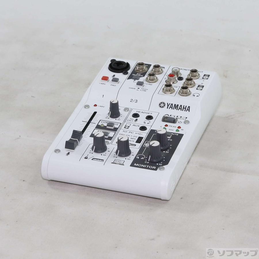 〔中古〕YAMAHA(ヤマハ)  AG03 ウェブキャスティングミキサー | YAMAHA | 01