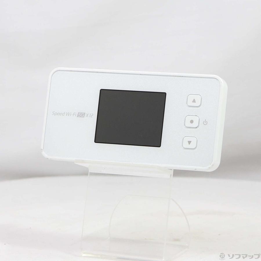 中古〕NEC(エヌイーシー) Speed Wi-Fi 5G X12 NAR03 アイスホワイト