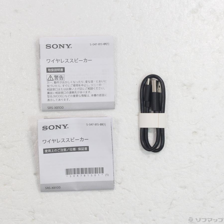〔中古〕SONY(ソニー)  SRS-XB100 B ブラック | SONY | 05