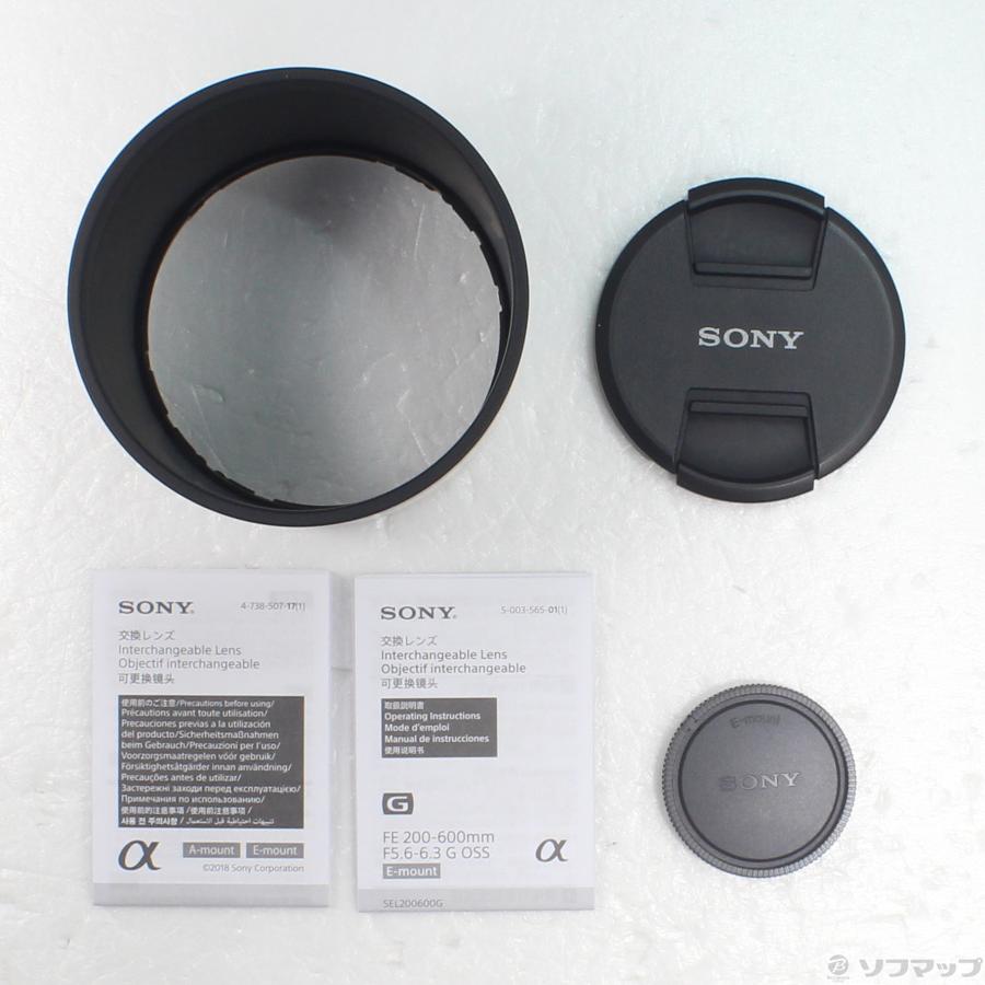 Sony FE200600G 中古美品  付属品多数 SONY 《並品》SONY FE 200-600mm F5.6-6.3 G OSS SEL200600G