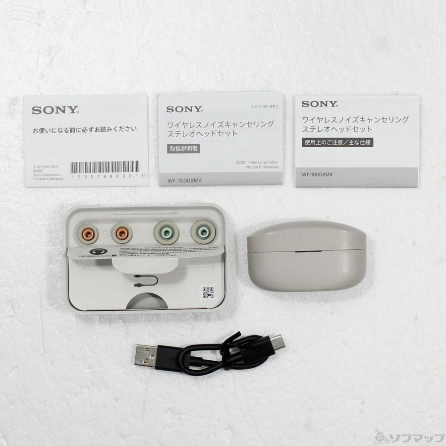 SONY(ソニー) WF-1000XM4 S プラチナシルバー オーディオ機器