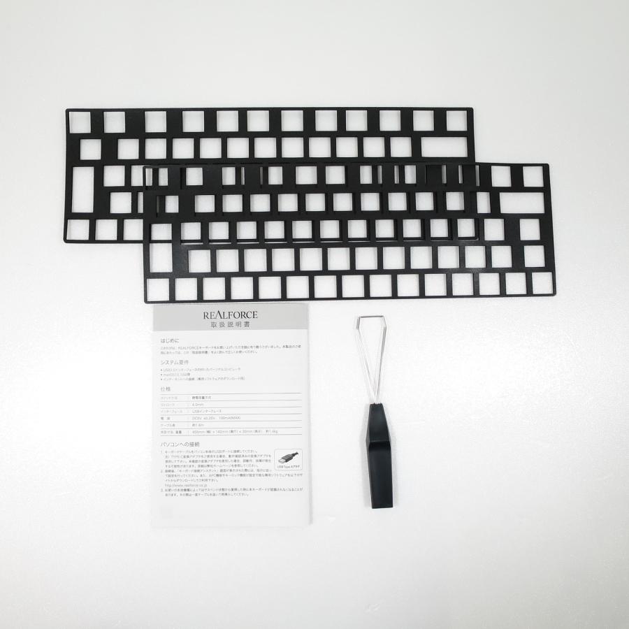 中古〕東プレ REALFORCE SA for Mac R2SA-JP3M-BK ブラック＆シルバー