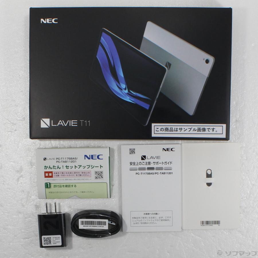 中古〕NEC(エヌイーシー) LAVIE T11 T1175／BAS 128GB シルバー