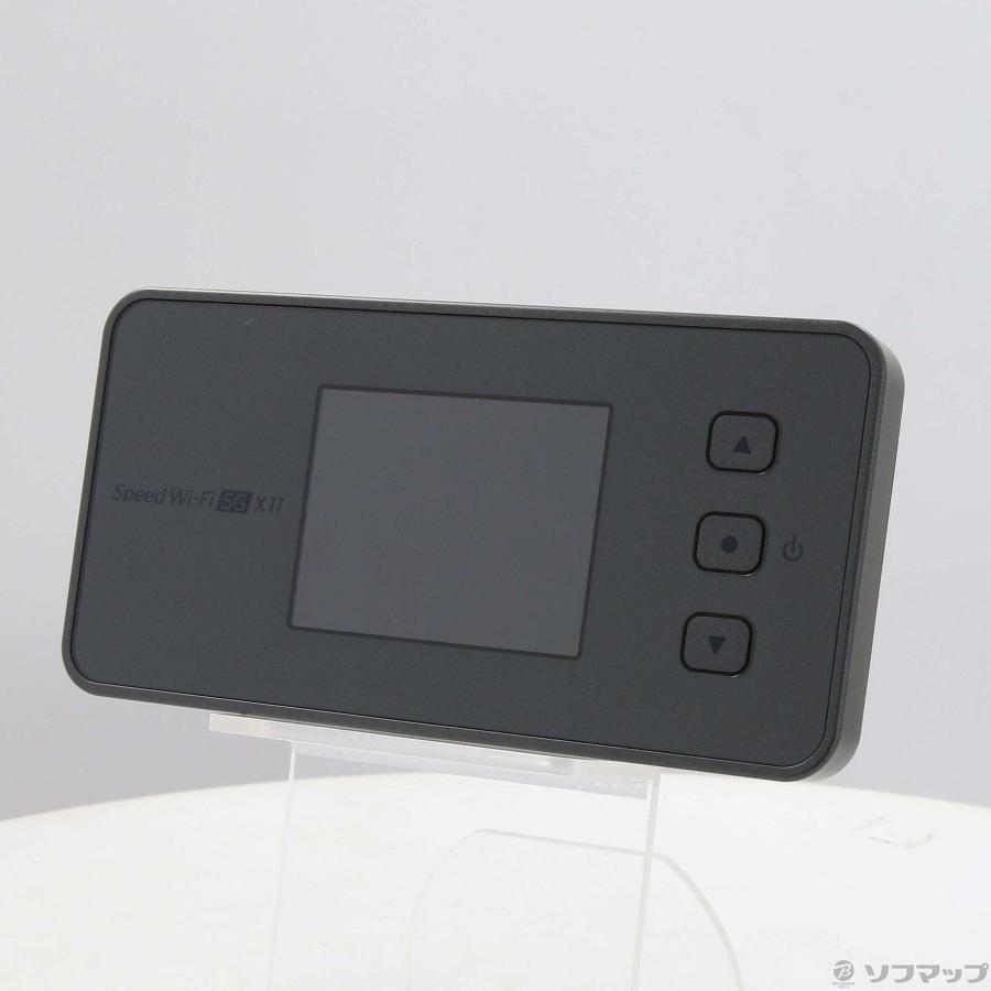 〔中古〕NEC(エヌイーシー)  Speed Wi-Fi 5G X11 NAR01 チタニウムグレー au SIMフリー |  | 01