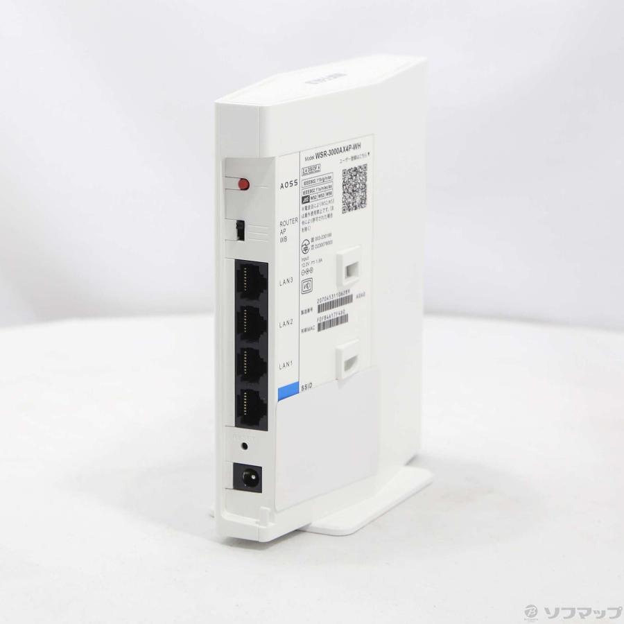 バッファロー WSR-3000AX4P 白 未使用 e-TREND｜バッファロー WSR-3000AX4P-WH [WLAN親機 11ax 2401+