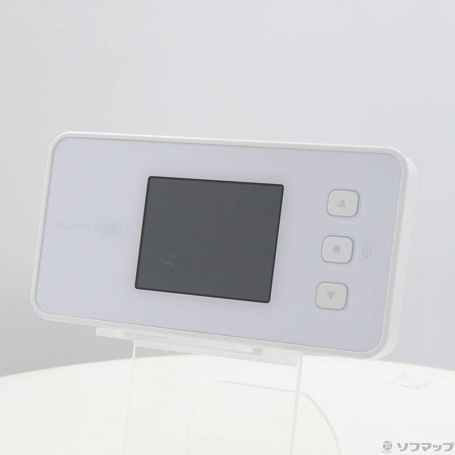 〔中古〕NEC(エヌイーシー)  Speed Wi-Fi 5G X11 NAR01SWU スノーホワイト WiMAX |  | 01