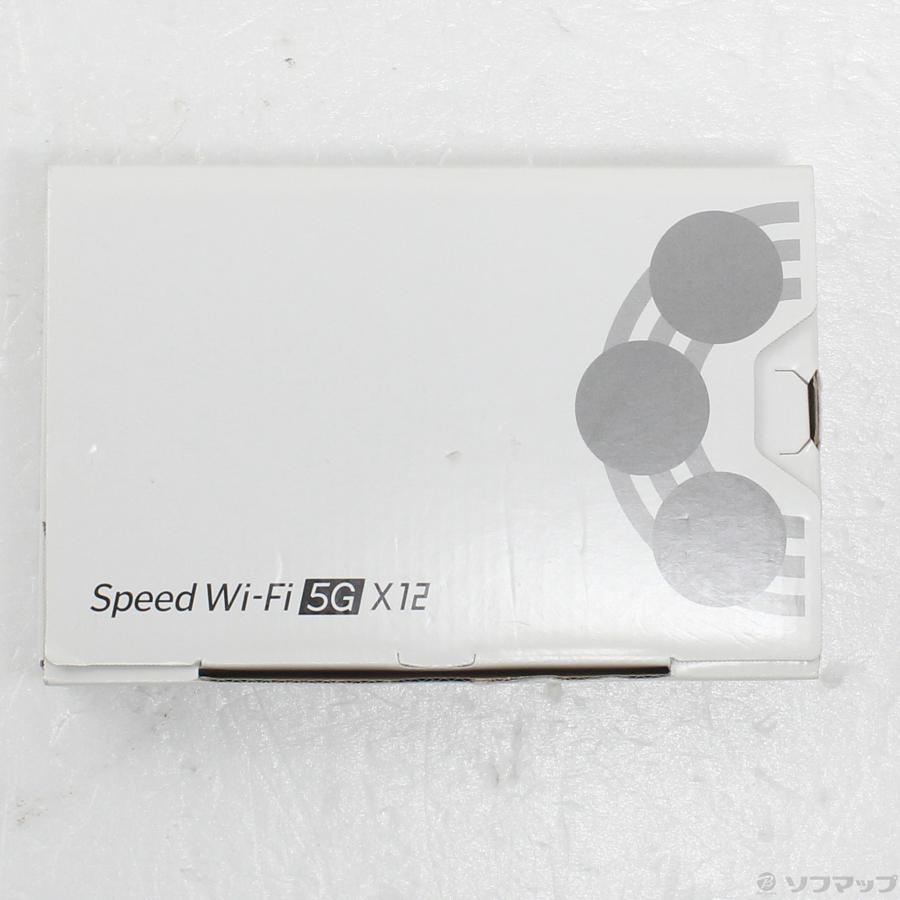 〔中古〕WIMAX  Speed Wi-Fi 5G X12 NAR03SKU シャドーブラック SIMフリー |  | 05