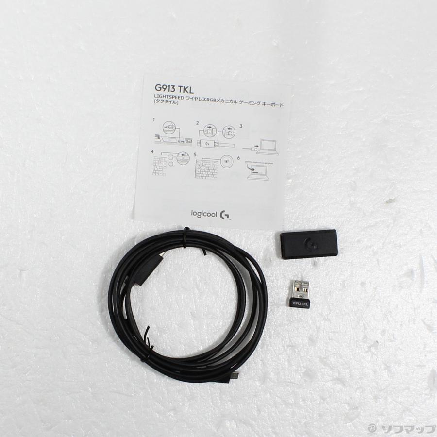 〔中古〕logicool(ロジクール)  リニア G913-TKL-LNBK ブラック 赤軸 | logicool | 05