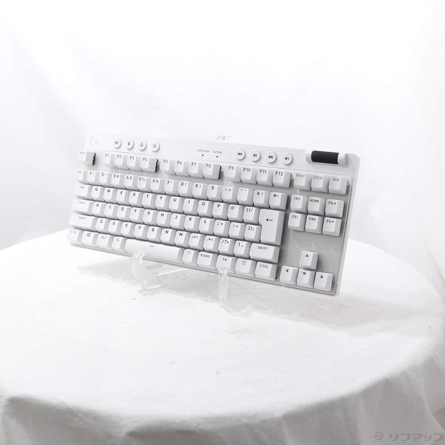 〔中古〕logicool(ロジクール)  PRO X TKL G-PKB-003WL-TCWH ホワイト 茶軸 | logicool | 01