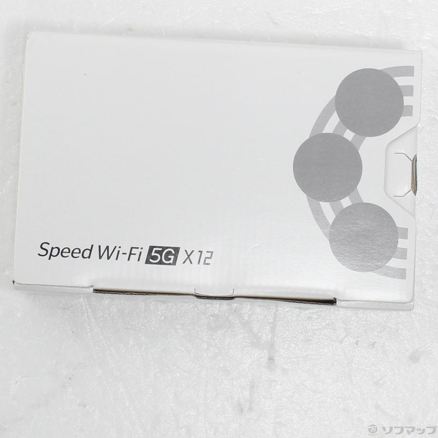 〔中古〕NEC(エヌイーシー)  〔中古品〕 Speed Wi-Fi 5G X12 NAR03SWU アイスホワイト SIMフリー |  | 05