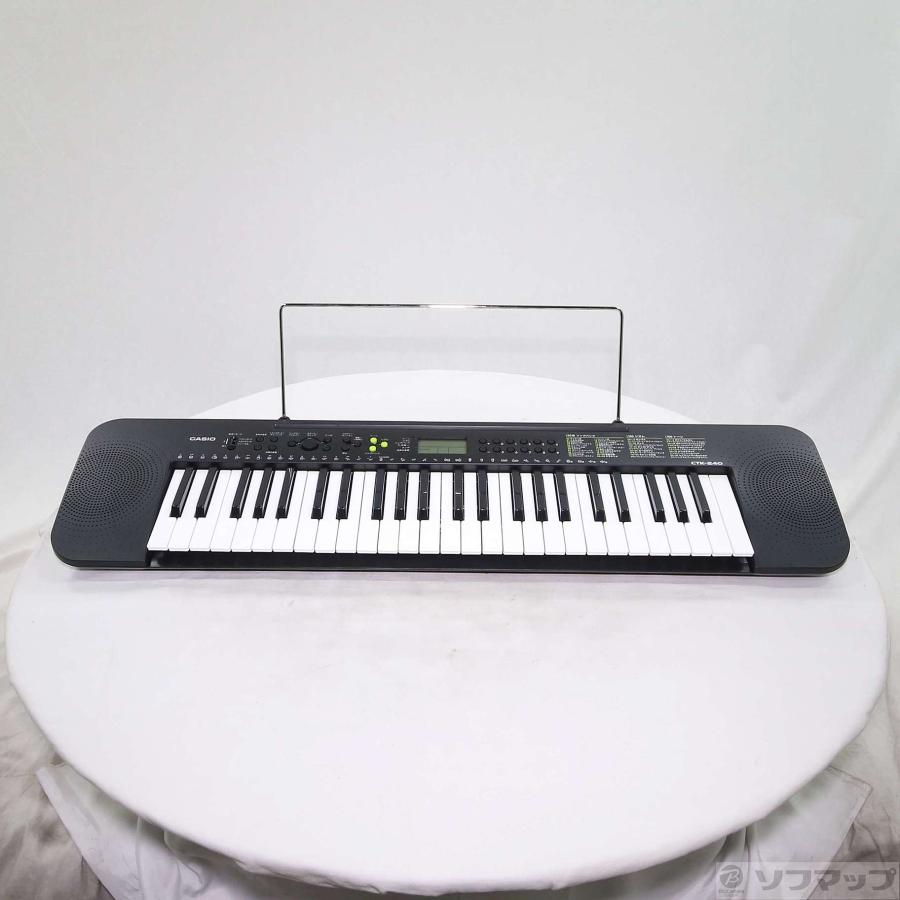 〔中古〕CASIO(カシオ)  〔展示品〕 CTK240 ブラック | CASIO | 01